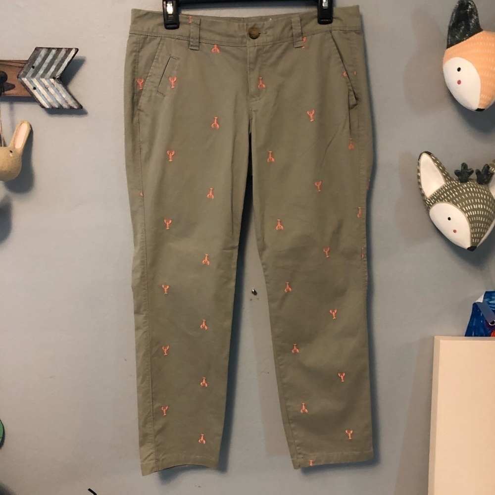 Old Navy Pants with lobsters size 6